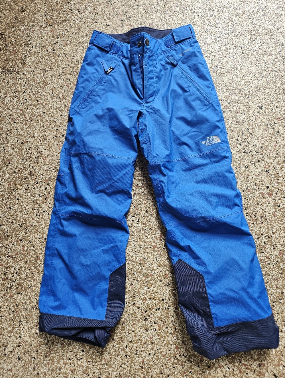The North Face Boy's EZ GROW Dry Vent Royal Blue Ski Pants Size S